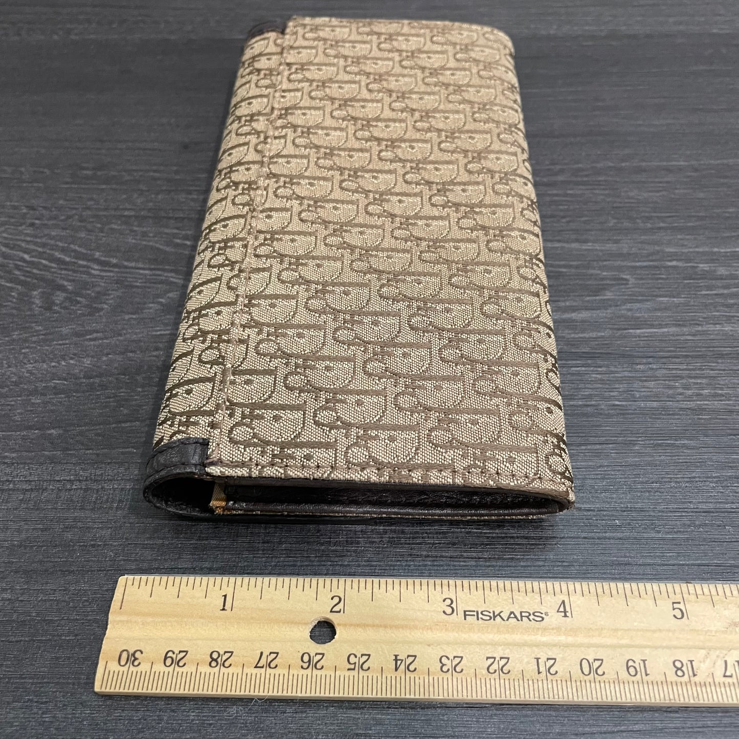 CHRISTIAN DIOR Canvas Wallet