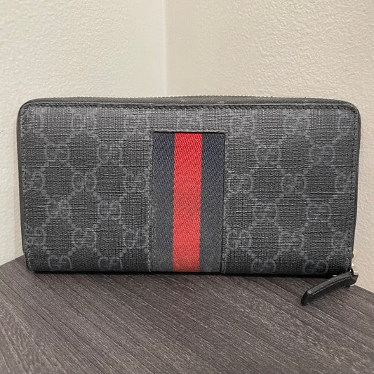 GUCCI GG Canvas Zippy Wallet