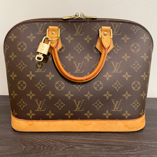 SOLD! Louis Vuitton Monogram Alma with Lock & Key