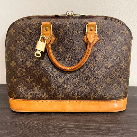 SOLD! Louis Vuitton Monogram Alma with Lock & Key