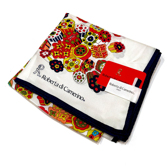 ROBERTA DI CAMERINO 100% Silk Scarf