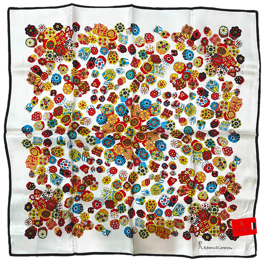 ROBERTA DI CAMERINO 100% Silk Scarf
