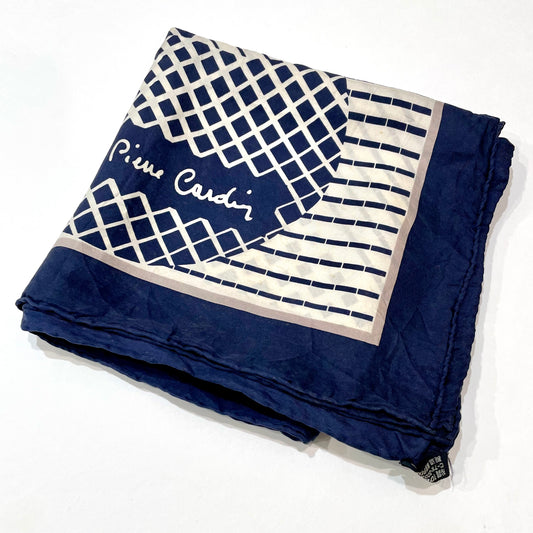 PIERRE CARDIN 100% Silk Scarf
