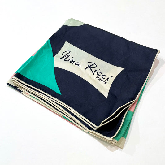 NINA RICCI 100% Silk Scarf