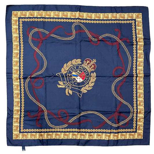 POLO RALPH LAUREN 100% Silk Scarf