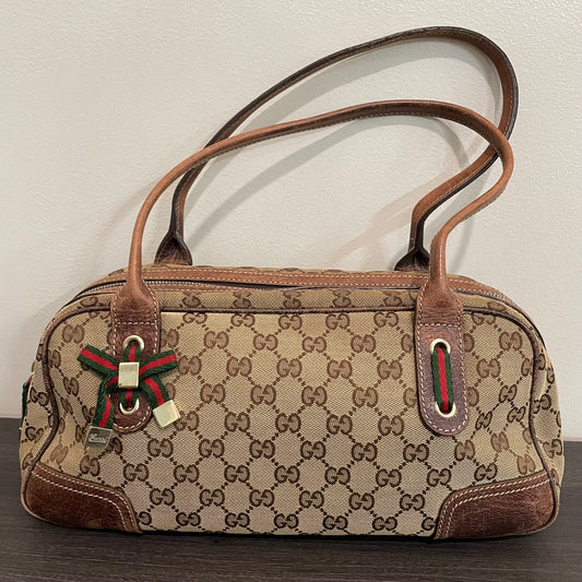 SOLD! Gucci Canvas Handbag