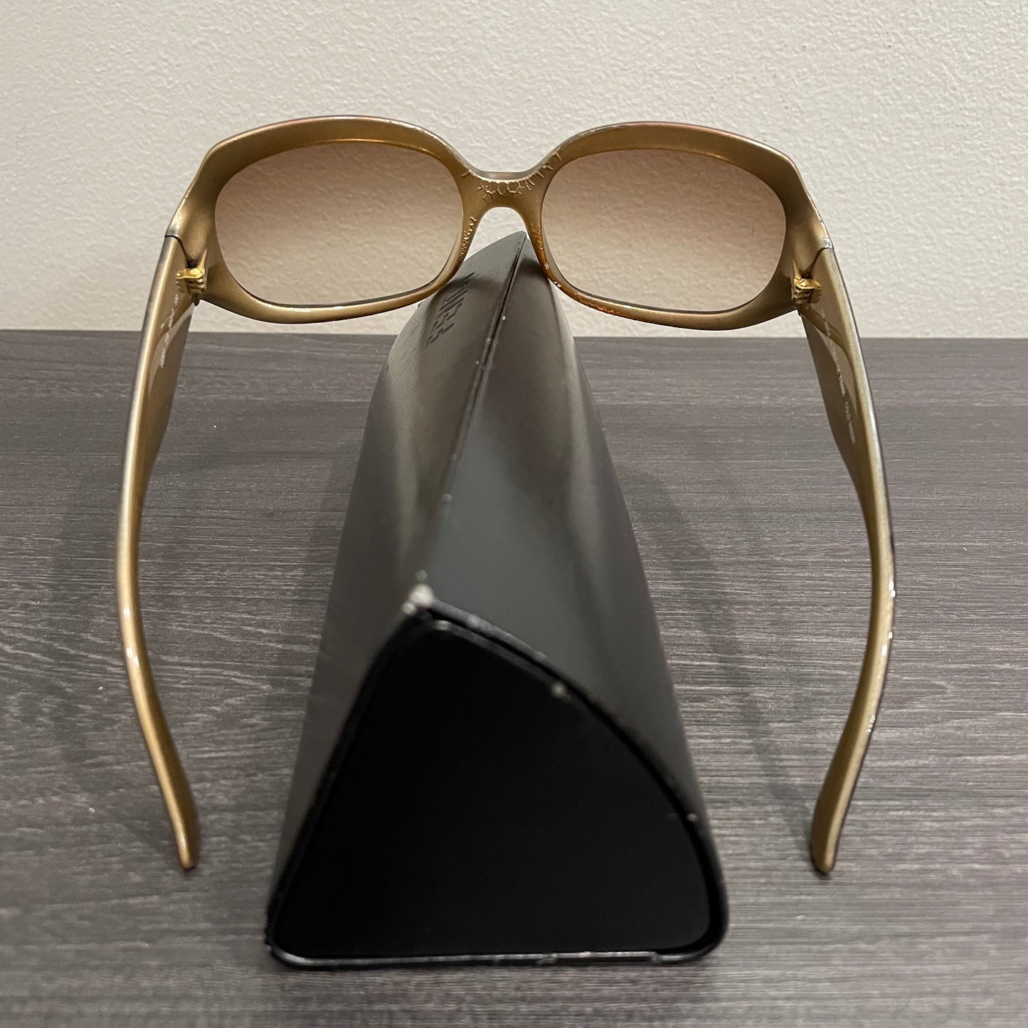 Fendi Gold Frame Sunglasses with Case