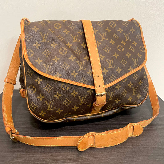 SOLD! Louis Vuitton Monogram Saumur 35