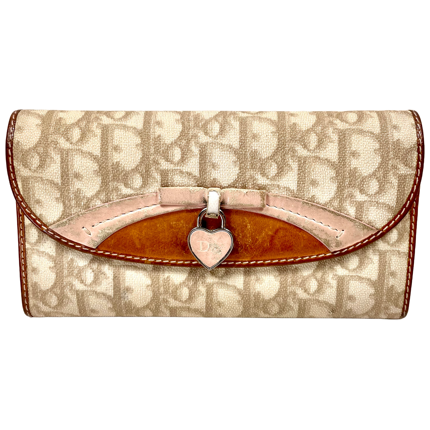 CHRISTIAN DIOR Diorissimo Romantique Rose Long Wallet
