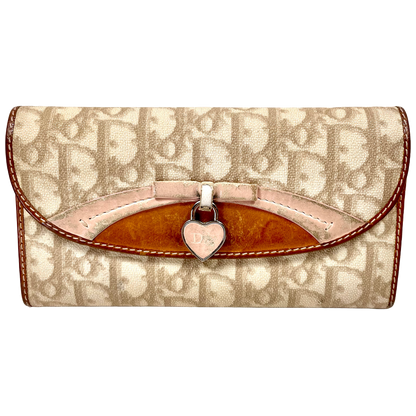 CHRISTIAN DIOR Diorissimo Romantique Rose Long Wallet