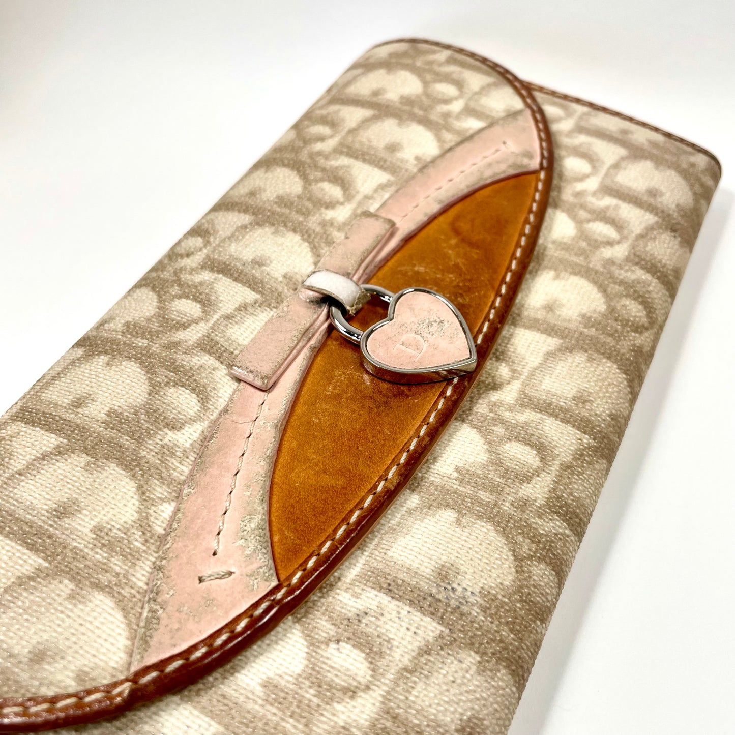 CHRISTIAN DIOR Diorissimo Romantique Rose Long Wallet