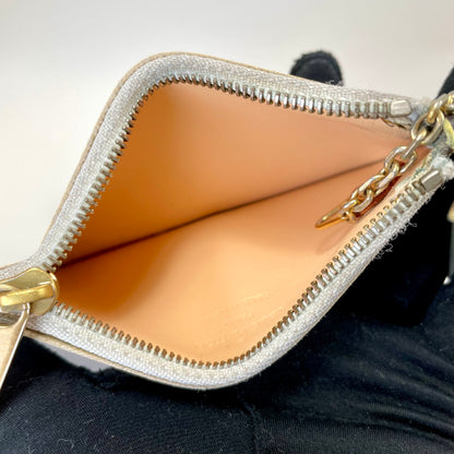 LOUIS VUITTON White Multicolor Monogram Coin Purse