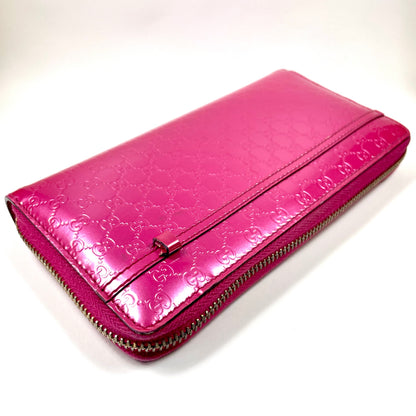 GUCCI Fuchsia Long Zippy Wallet