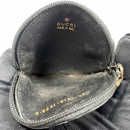 GUCCI Black Leather Coin Purse