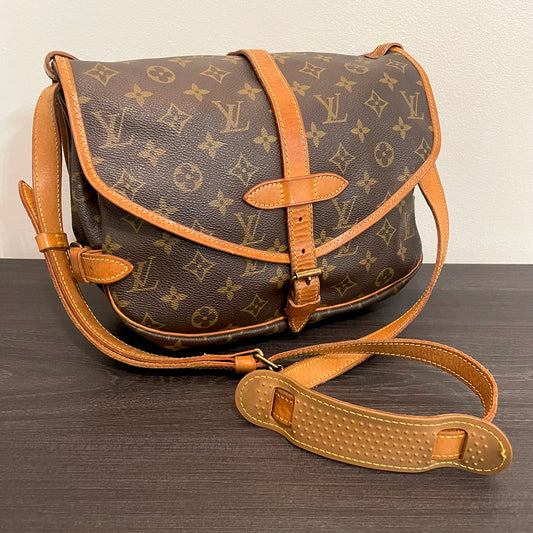 SOLD! Louis Vuitton Monogram Saumur 30