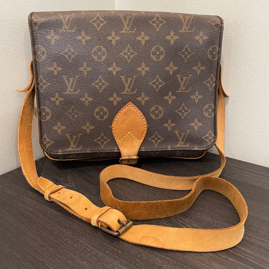 SOLD! Louis Vuitton Monogram Cartouchiere GM