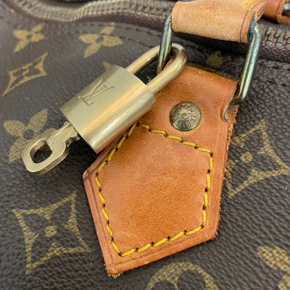 SOLD! Louis Vuitton Monogram Speedy 40 with Lock & Key
