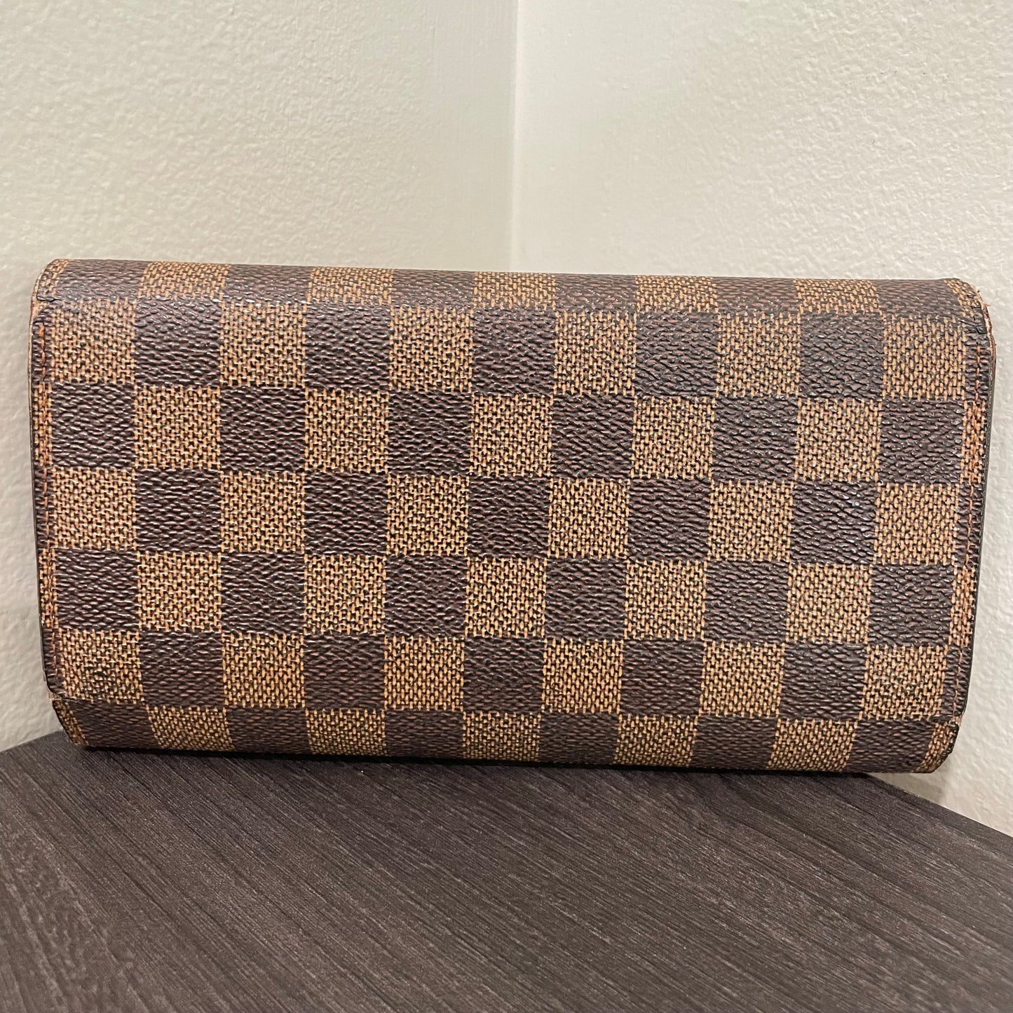 SOLD! Louis Vuitton Damier Ebene Wallet