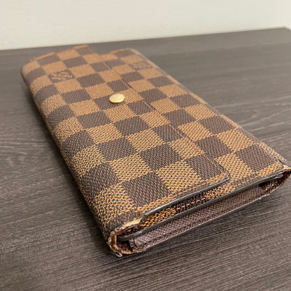 SOLD! Louis Vuitton Damier Ebene Wallet