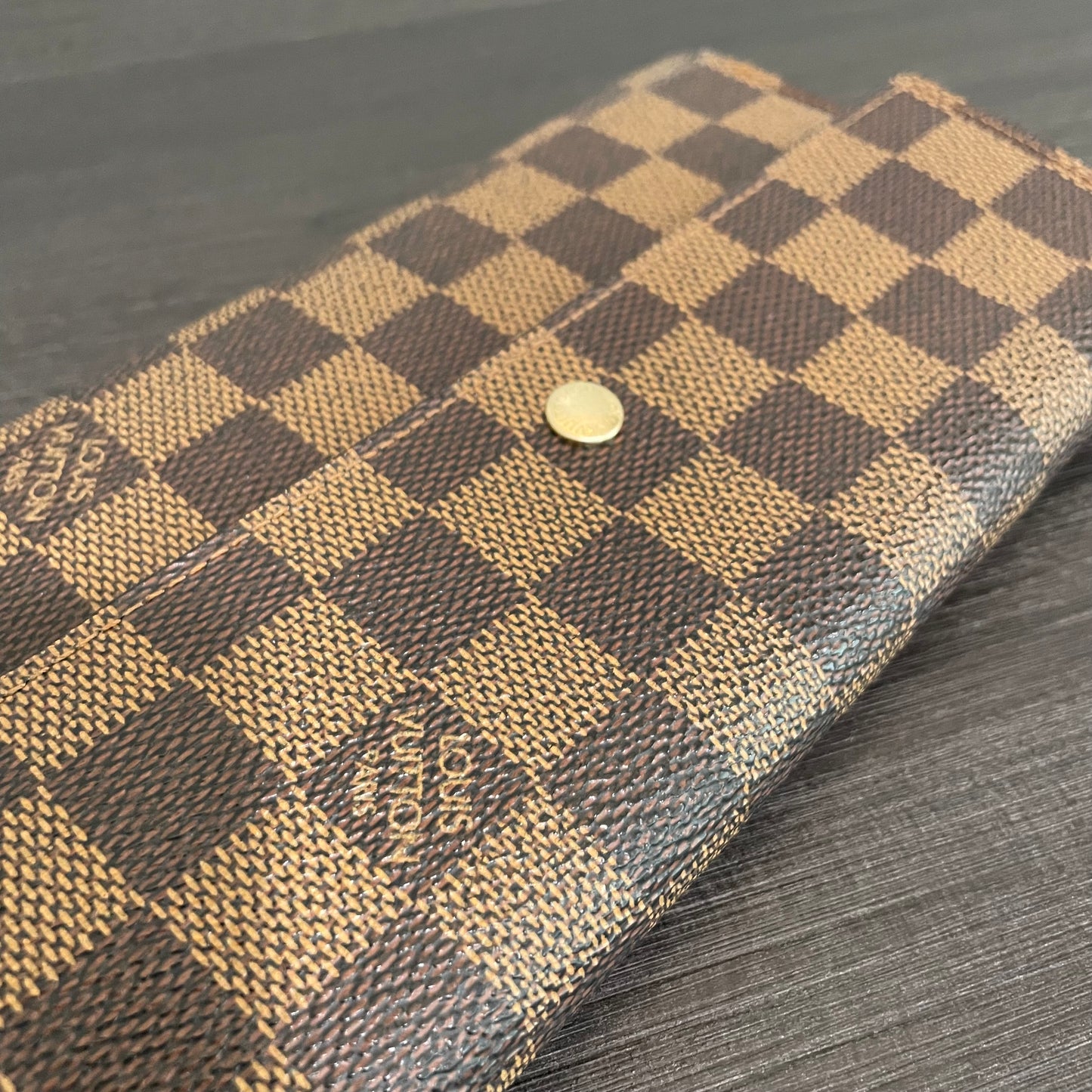 SOLD! Louis Vuitton Damier Ebene Wallet