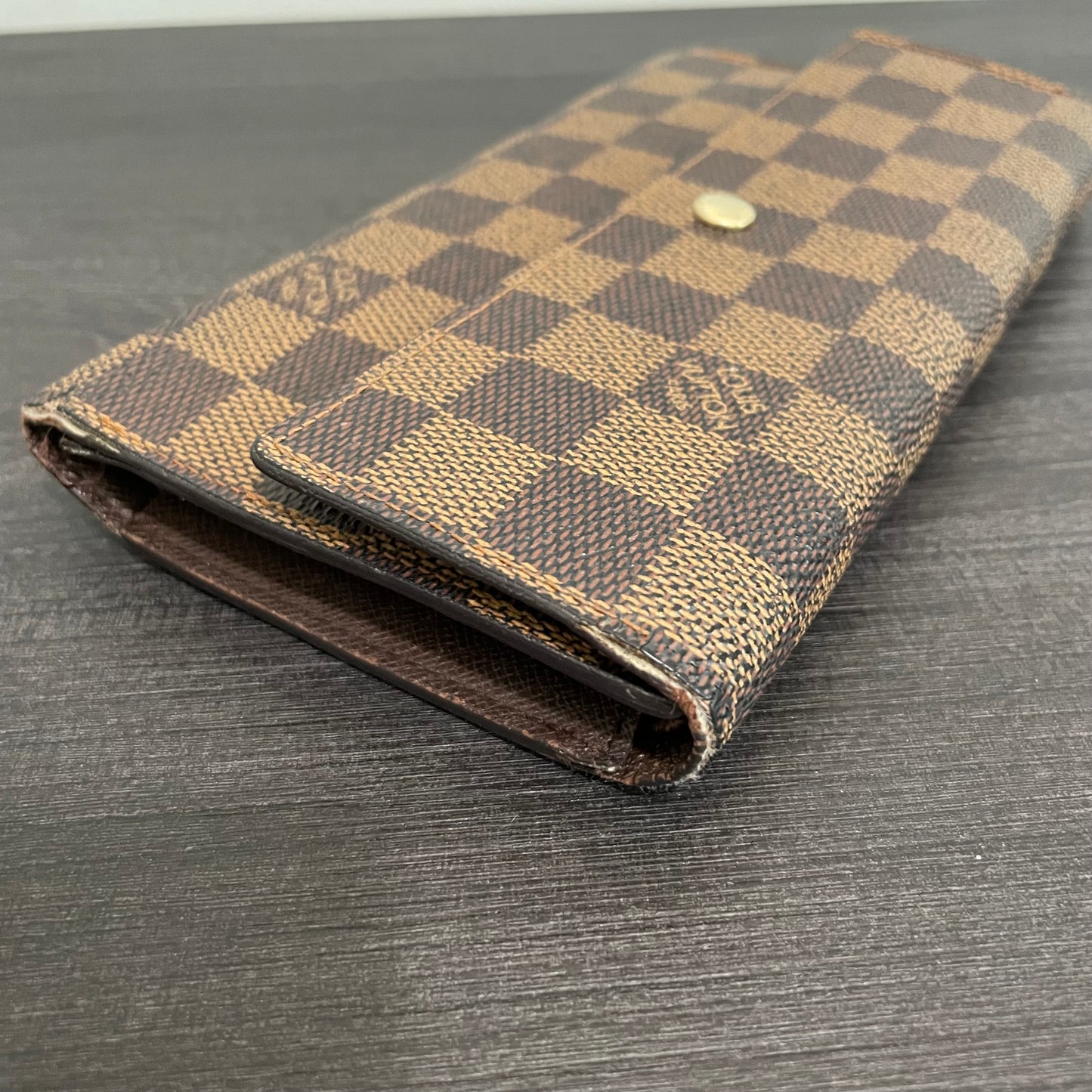 SOLD! Louis Vuitton Damier Ebene Wallet