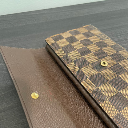 SOLD! Louis Vuitton Damier Ebene Wallet