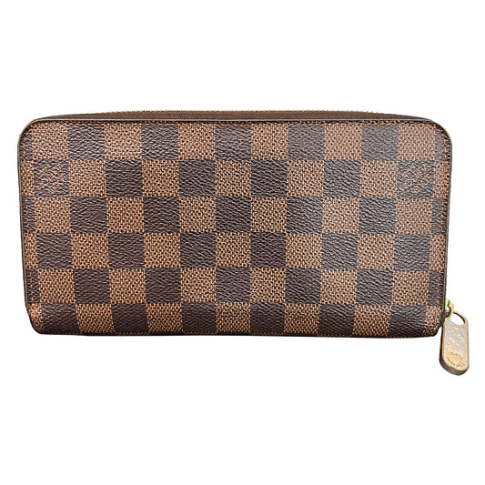 SOLD! Louis Vuitton Damier Ebene Zippy Wallet