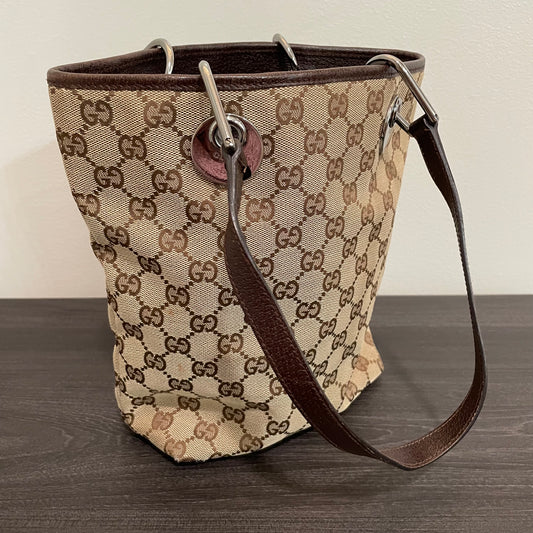 SOLD! Gucci GG Canvas Tote