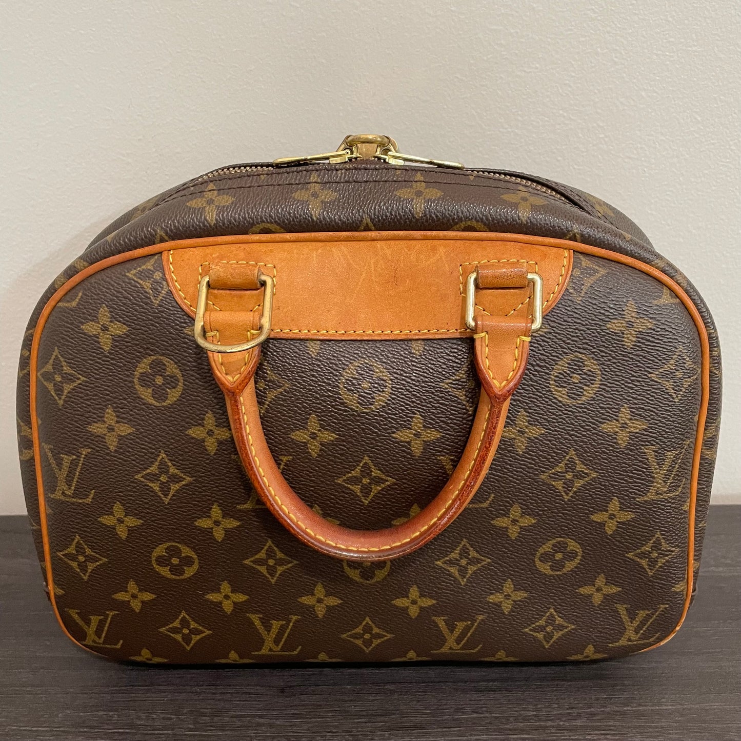 SOLD! Louis Vuitton Monogram Deauville Petit with Lock & Key