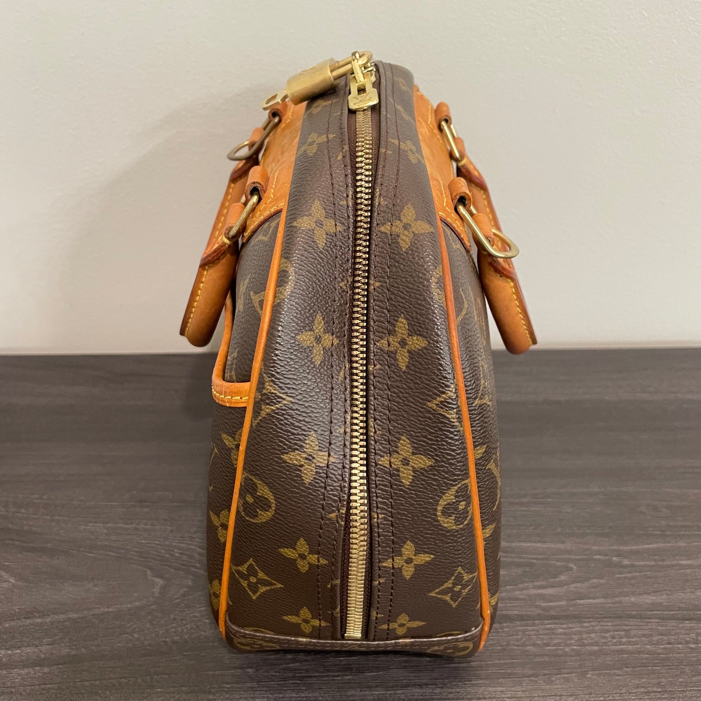 SOLD! Louis Vuitton Monogram Deauville Petit with Lock & Key