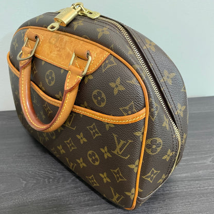 SOLD! Louis Vuitton Monogram Deauville Petit with Lock & Key