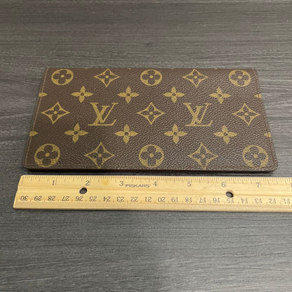#153 LOUIS VUITTON Monogram Checkbook Holder