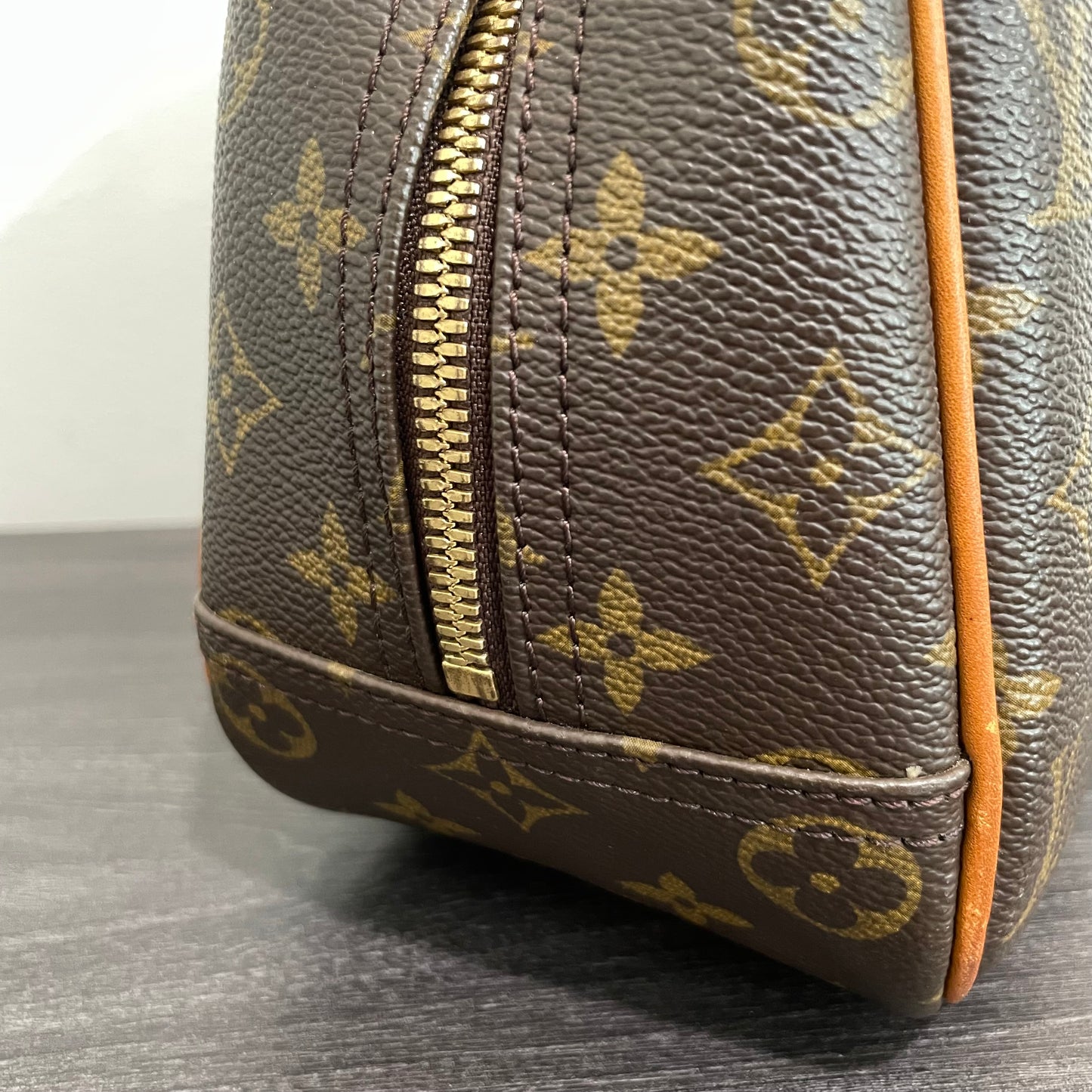 SOLD! Louis Vuitton Monogram Deauville Petit with Lock & Key