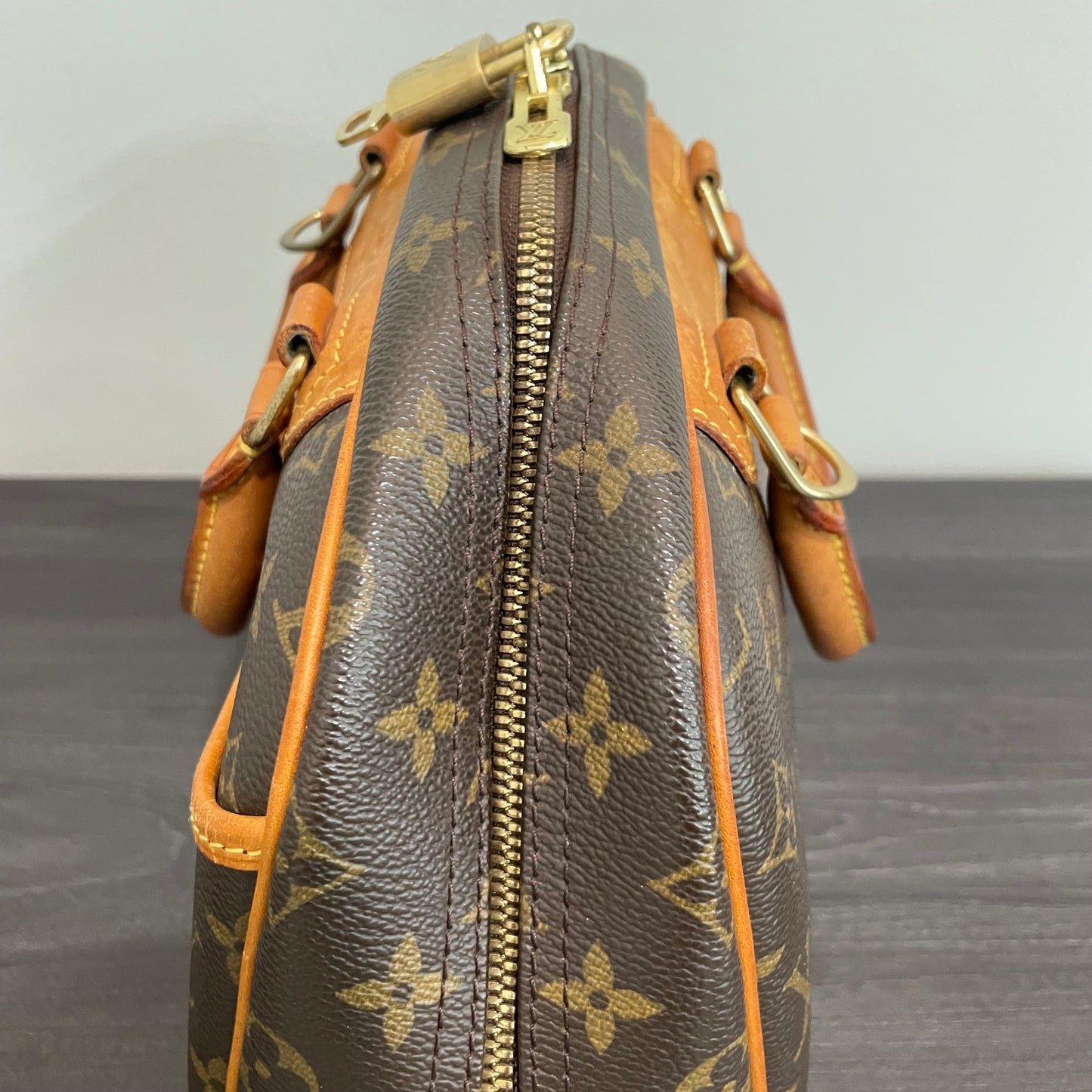 SOLD! Louis Vuitton Monogram Deauville Petit with Lock & Key