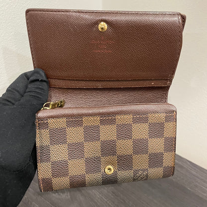 LOUIS VUITTON Damier Ebene Wallet