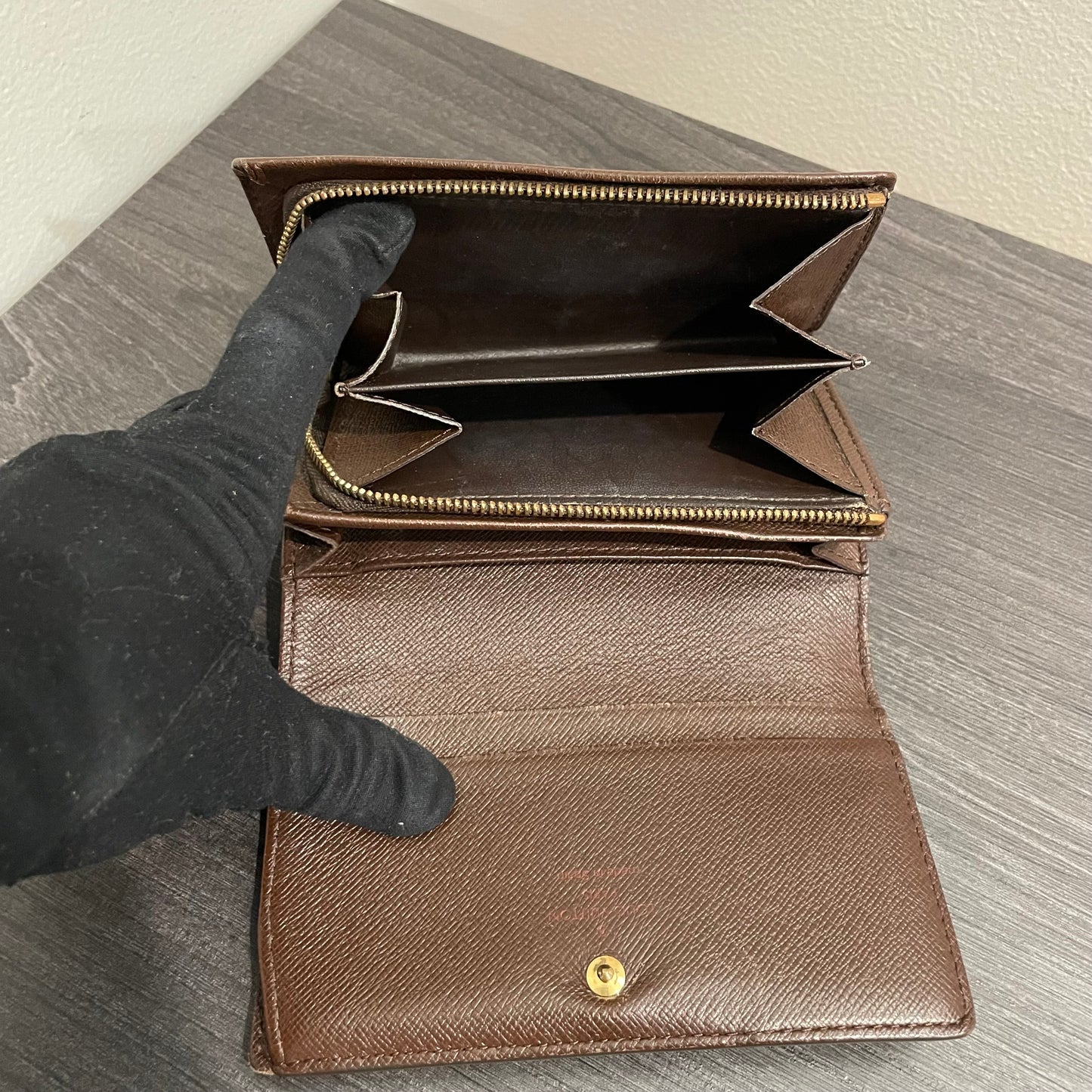 LOUIS VUITTON Damier Ebene Wallet