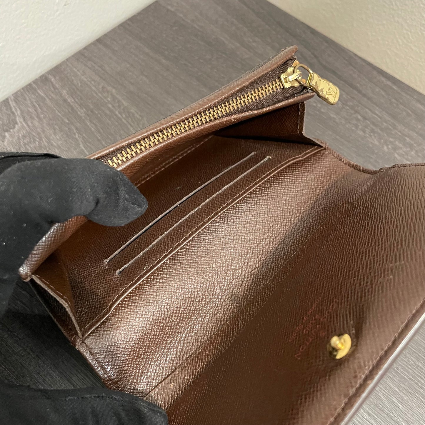LOUIS VUITTON Damier Ebene Wallet
