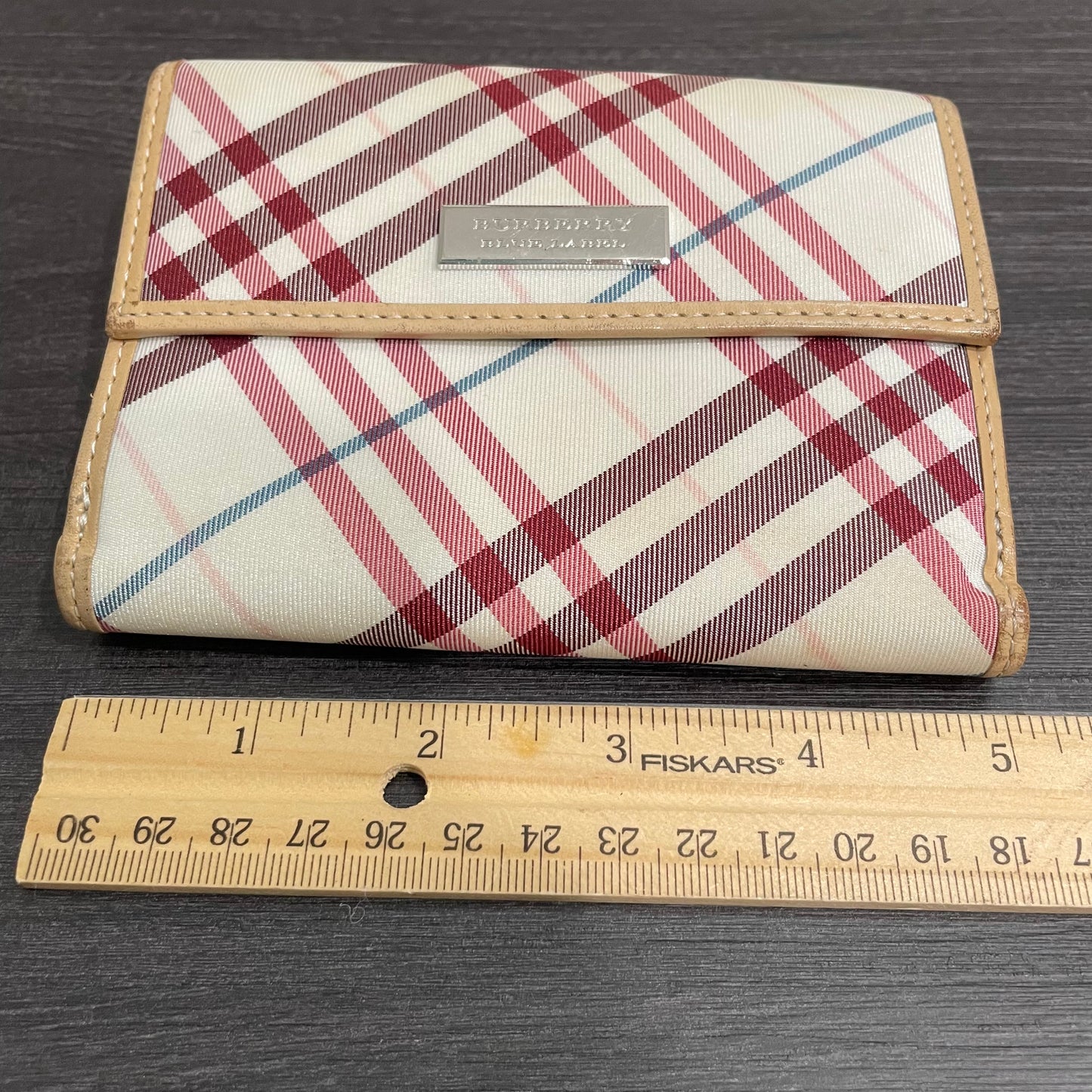 BURBERRY Check Wallet
