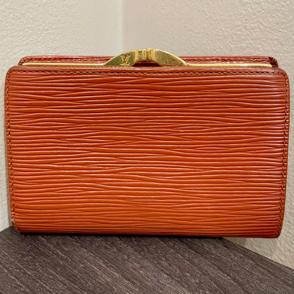 LOUIS VUITTON Brown Epi Leather Wallet