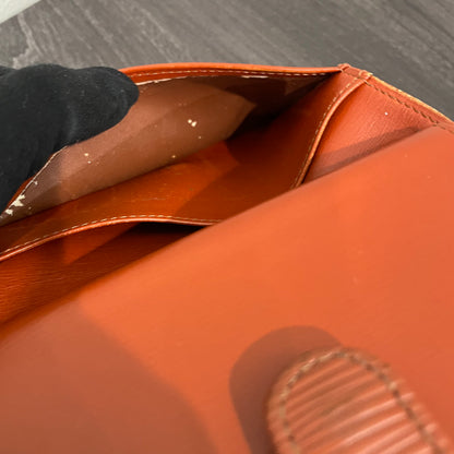 LOUIS VUITTON Brown Epi Leather Wallet