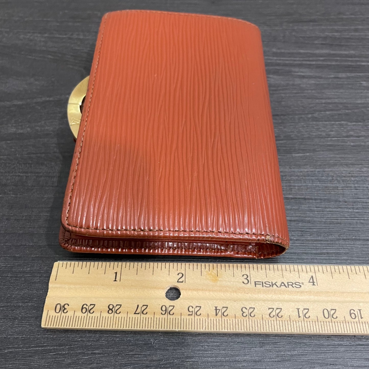 LOUIS VUITTON Brown Epi Leather Wallet