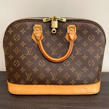 SOLD! Louis Vuitton Monogram Alma with Lock & Key