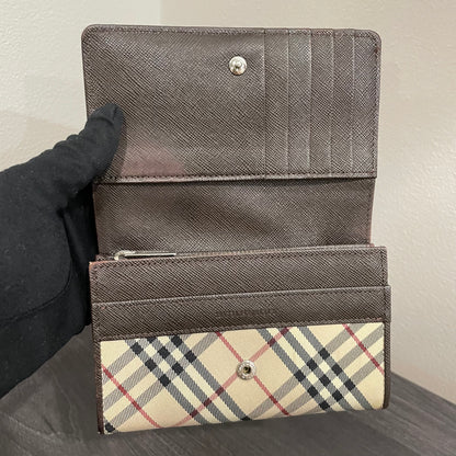 Burberry Check Wallet