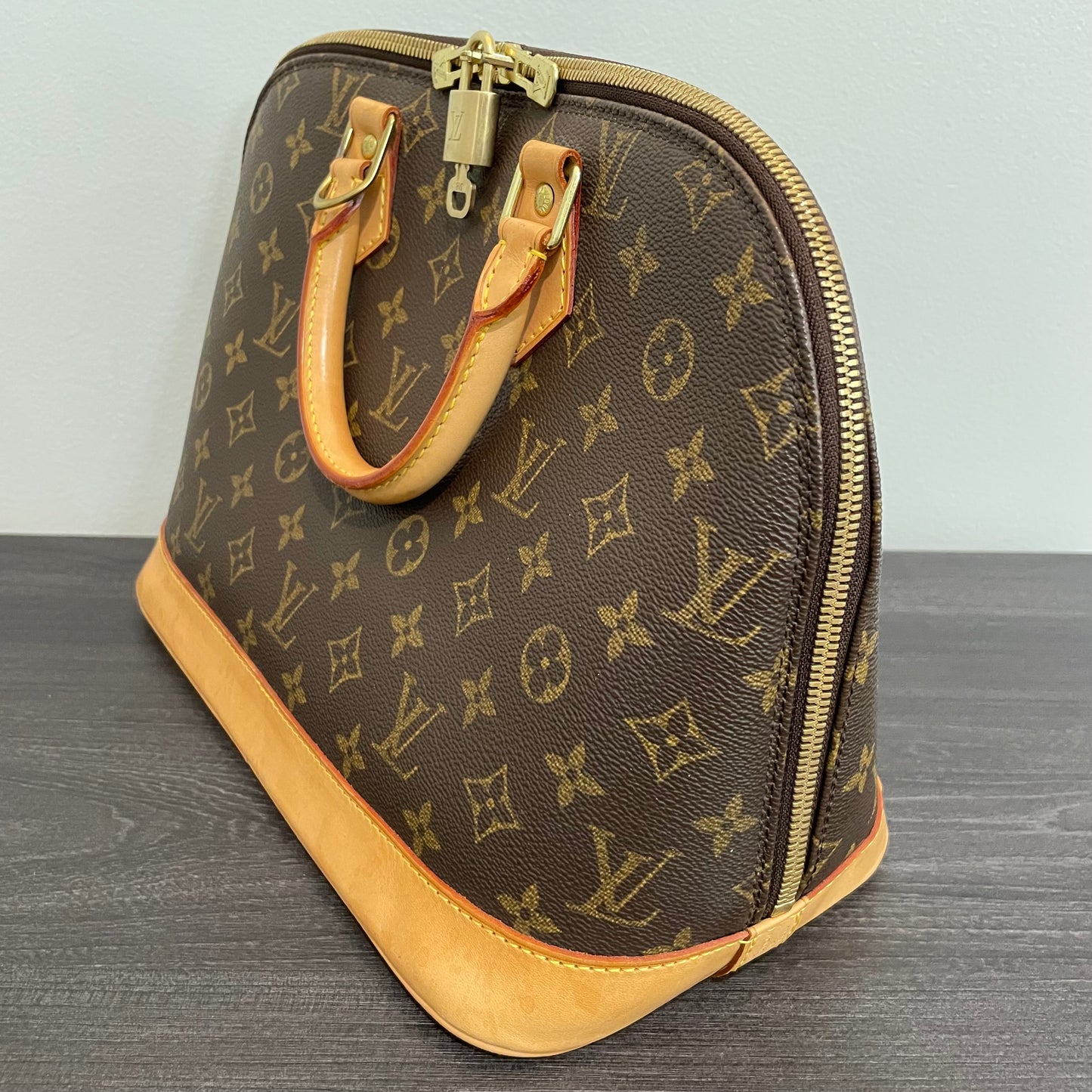 SOLD! Louis Vuitton Monogram Alma with Lock & Key