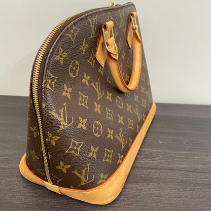 SOLD! Louis Vuitton Monogram Alma with Lock & Key