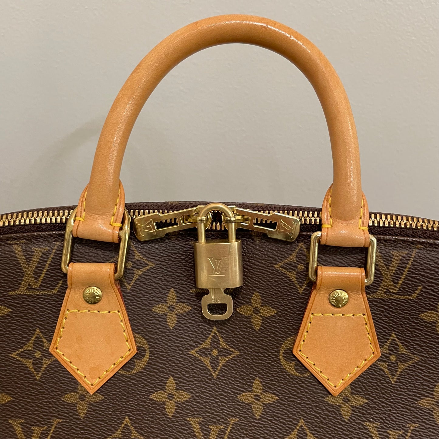 SOLD! Louis Vuitton Monogram Alma with Lock & Key