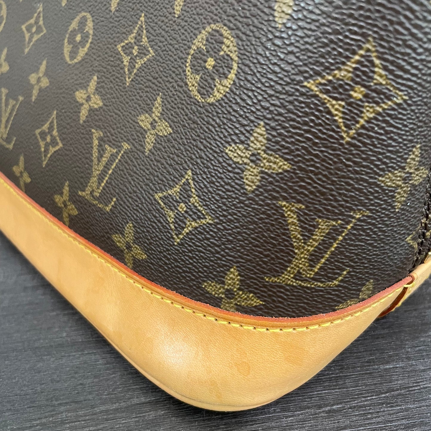 SOLD! Louis Vuitton Monogram Alma with Lock & Key