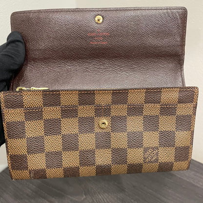 LOUIS VUITTON Damier Ebene Long Wallet