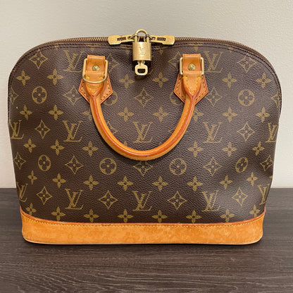 SOLD! Louis Vuitton Monogram Alma with Lock & Key