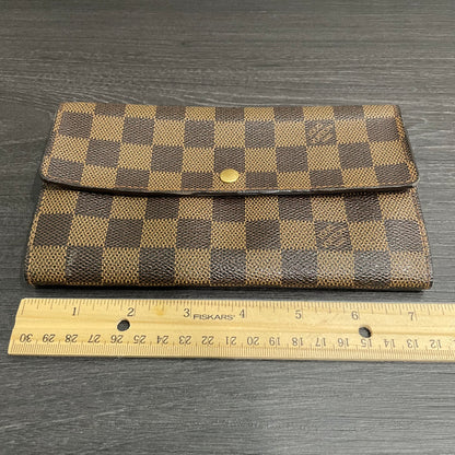 LOUIS VUITTON Damier Ebene Long Wallet